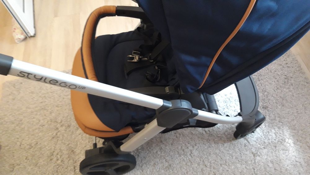 Carucior copii Chicco Style Go albastru,  0-3 ani