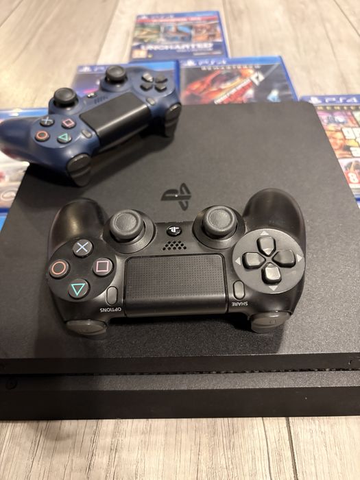 Ps4 slim 500gb +7jocuri