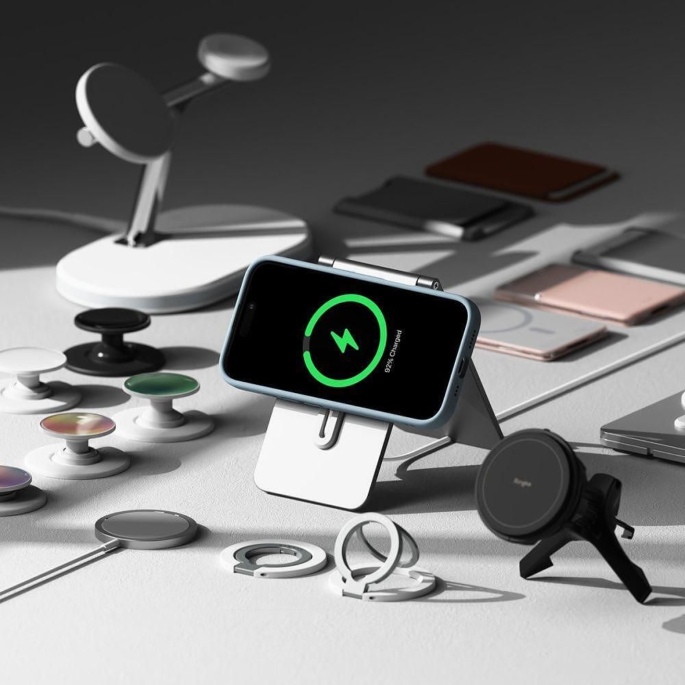 Кейс ringke silicone magnetic magsafe за iphone 16 - син