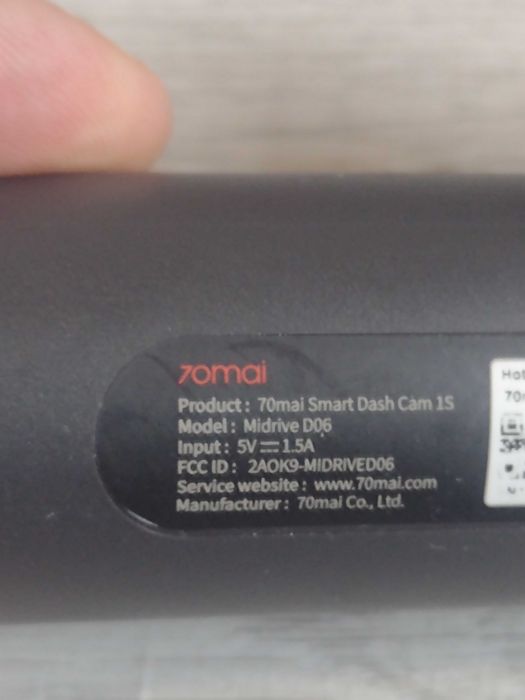 Видеорегистратор 70mai Smart Dash Cam 1S