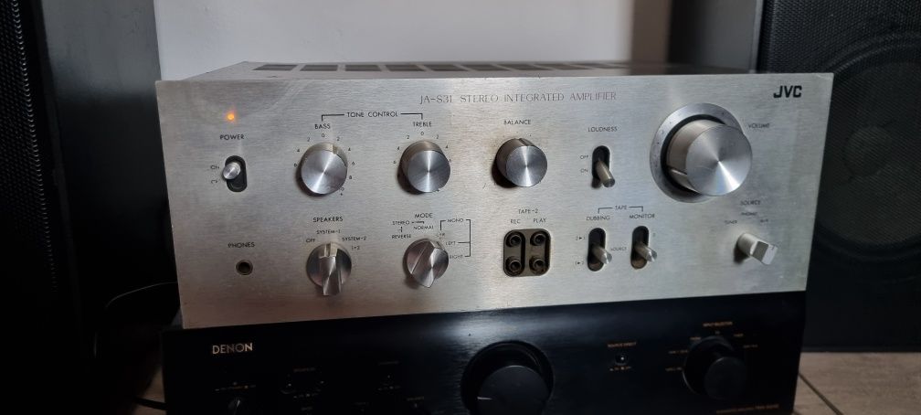 Amplificator Sansui A E770 si JVC JA S31
