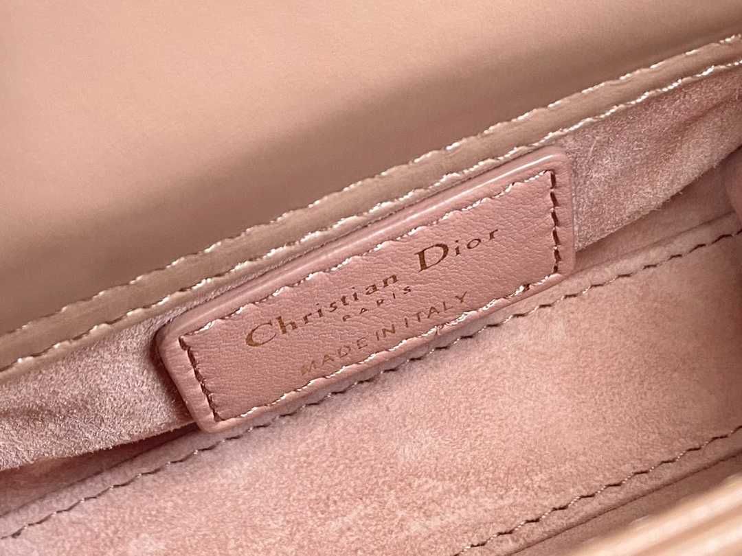 Geanta Christian Dior Lady Micro, beige, 12x10x5cm, Premium