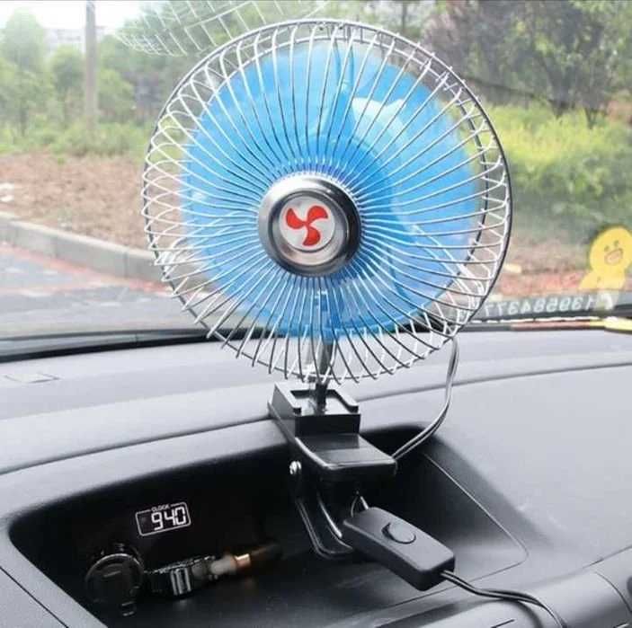 Вентилатор с Перка 8″ за Автомобил / Камион 3441-1 с Щипка 24V