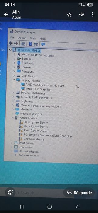Laptop Lenovo ideapad y560