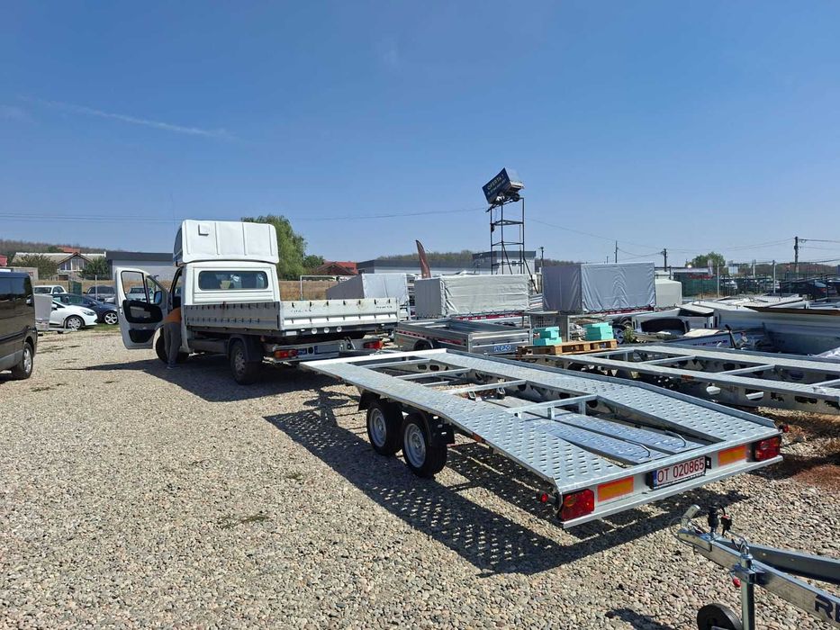 Platformă auto Repo 2700kg cu RAR și număr roșu