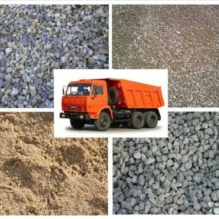 Доставка строительного материала.Уголь,Шлам,Песок,Балласт, Щебень.