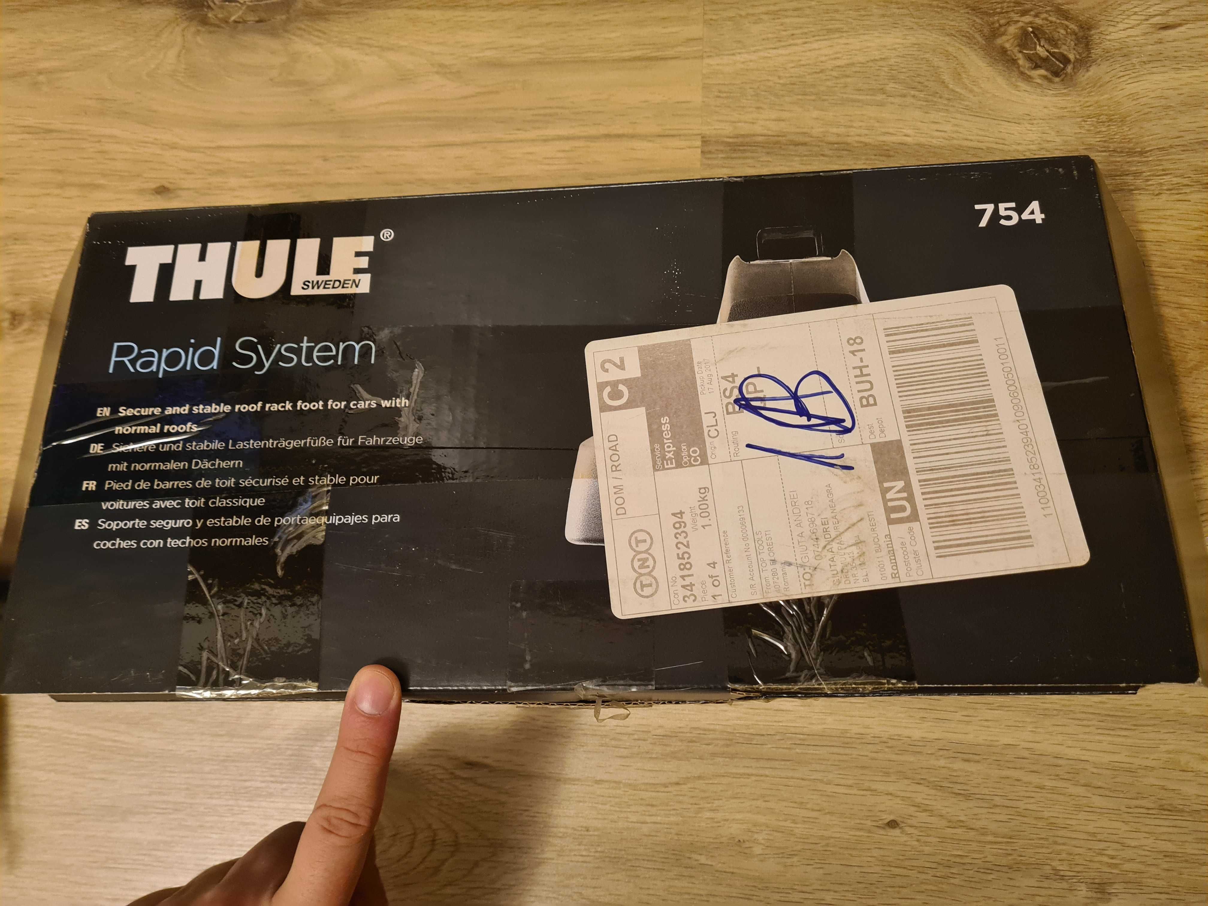 Thule Rapid system 754 + kit 1416
