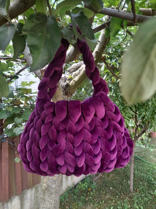 Handmade chunky handbag