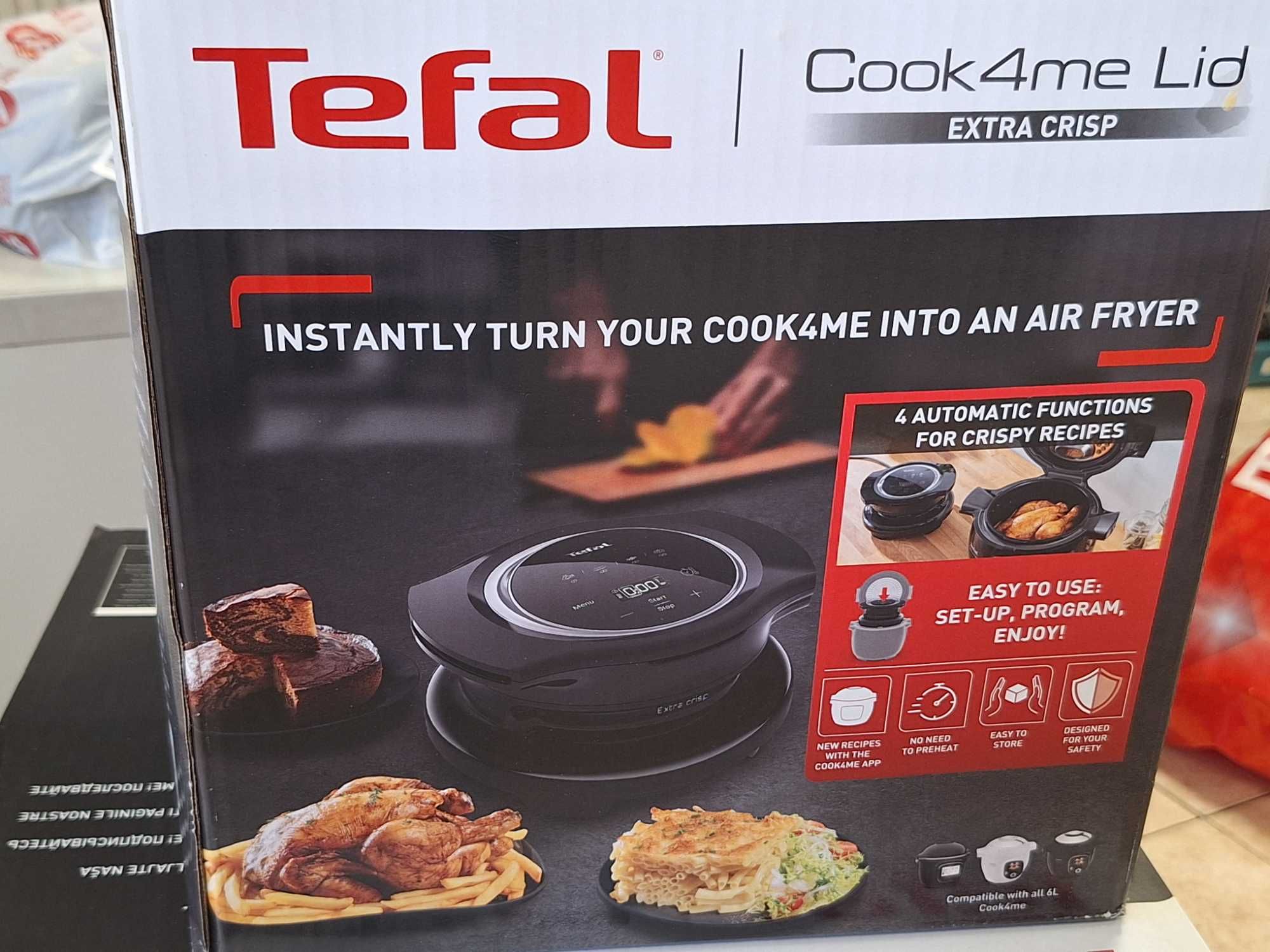 Мулти Кукър TEFAL COOK 4me Touch EPC13 + Капак + Гаранция