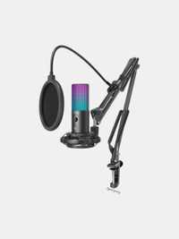 Микрофон на пантографе Fifine T669 PRO 3, RGB, микрофон для стриминга.