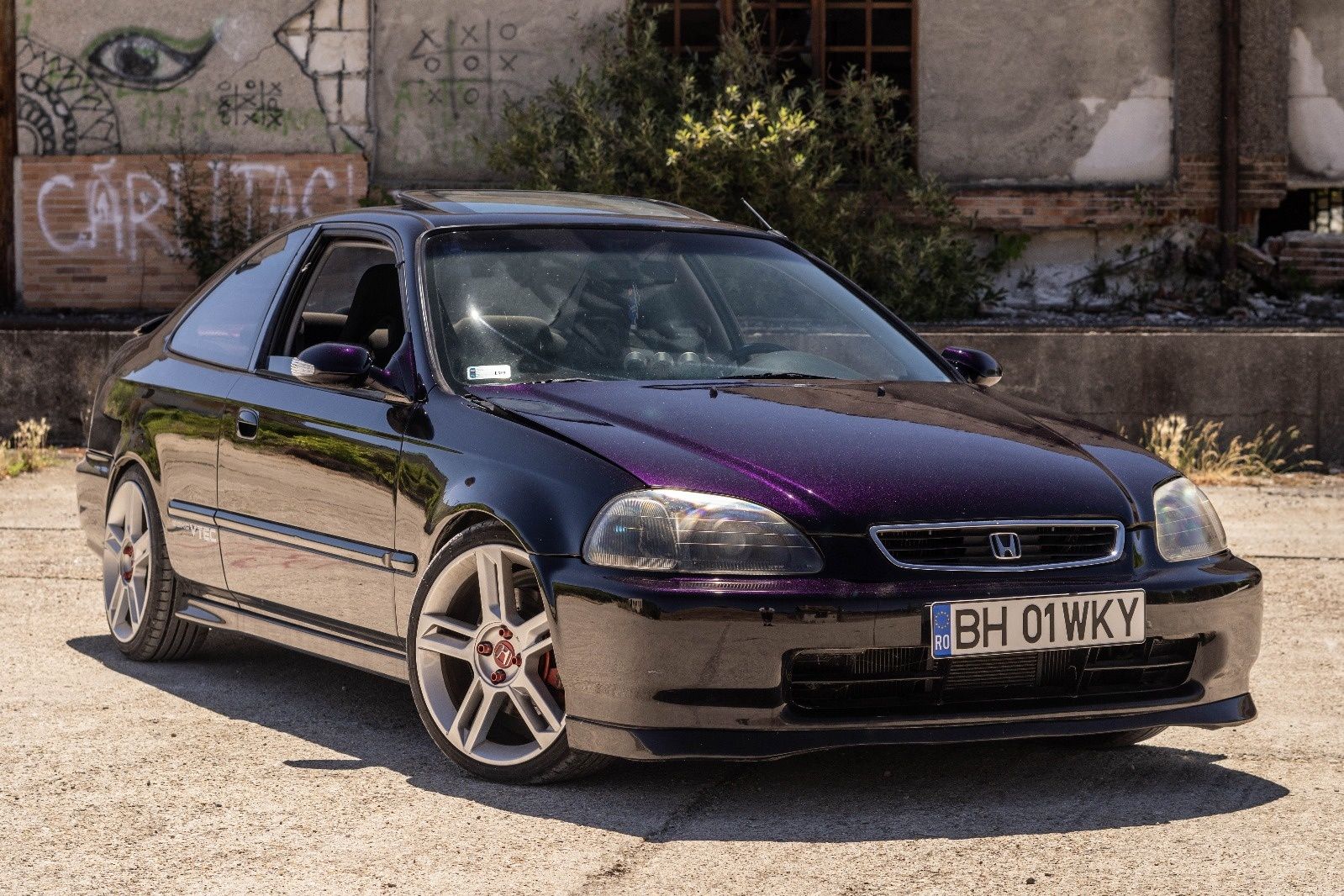 Honda Civic Coupe cu motor H22 în CIV