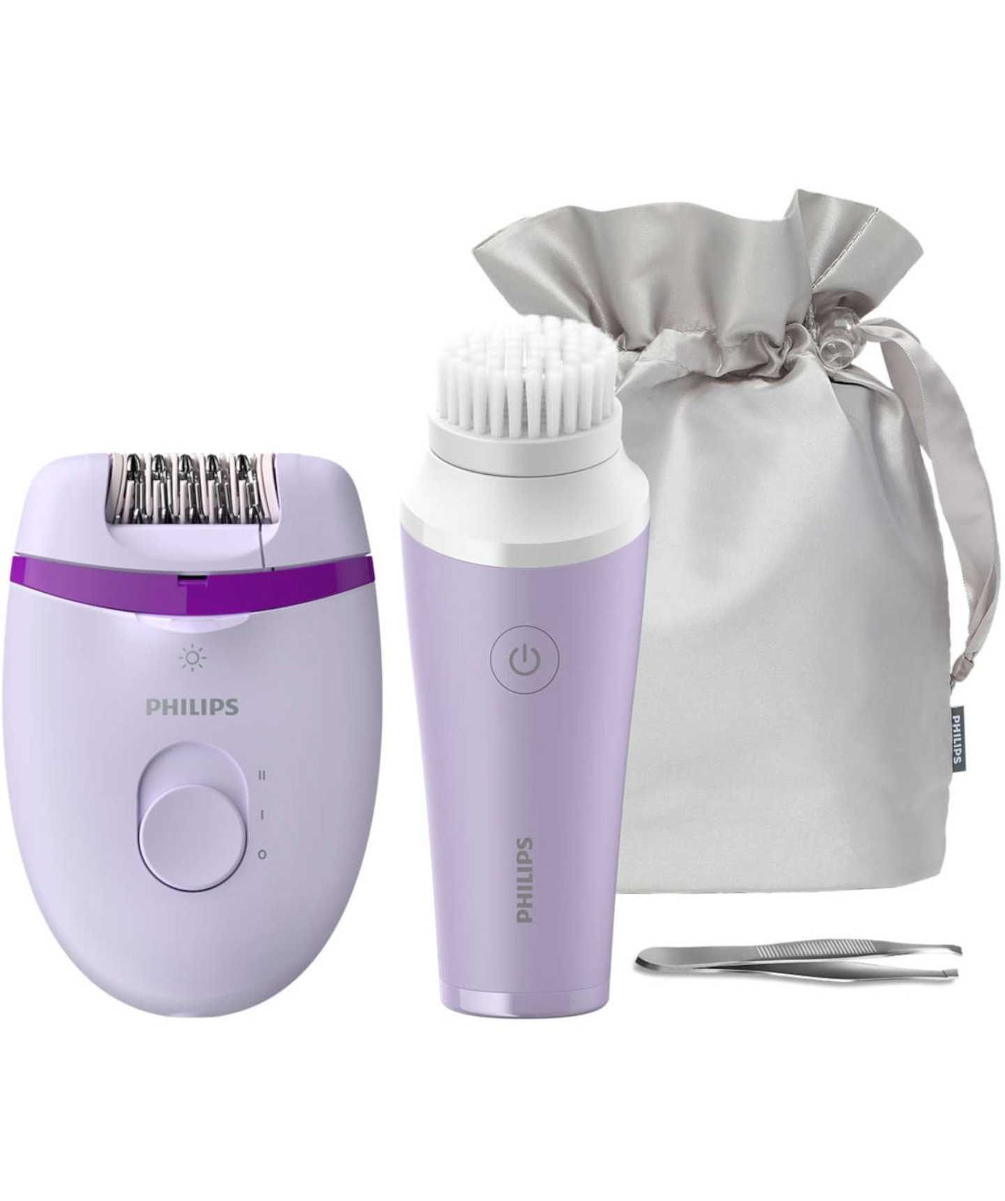 Set epilator Philips BRP533/00 cu perie de curatare faciala VisaPure