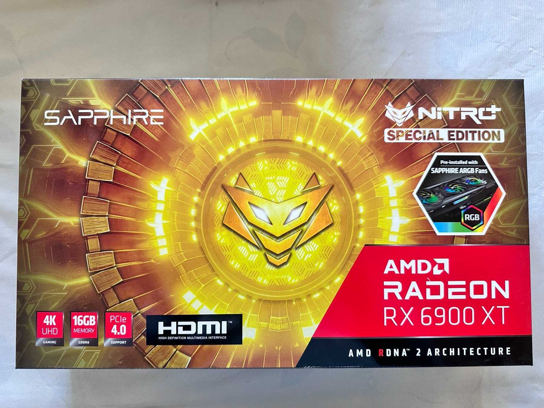 Видео карта Sapphire NITRO+ RX 6900 XT Special Edition OC