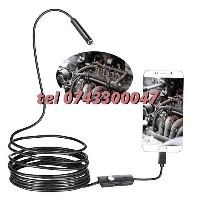 Camera Endoscop Foto Video Diametru 55mm Cablu 2m Waterproof