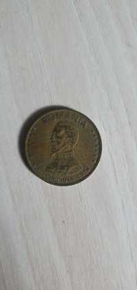 Moneda rară de 50 de lei Alexandru I . Cuza din 1991