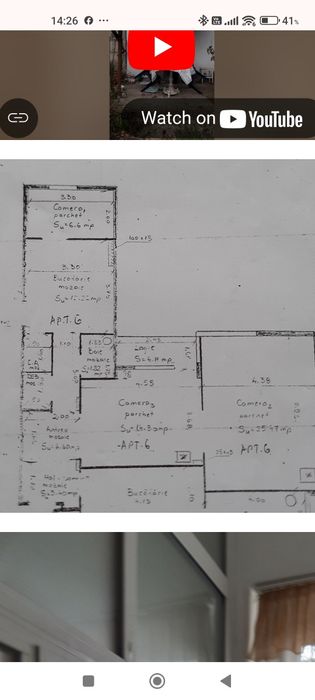 Vând apartament 3 camere central, cu grădină