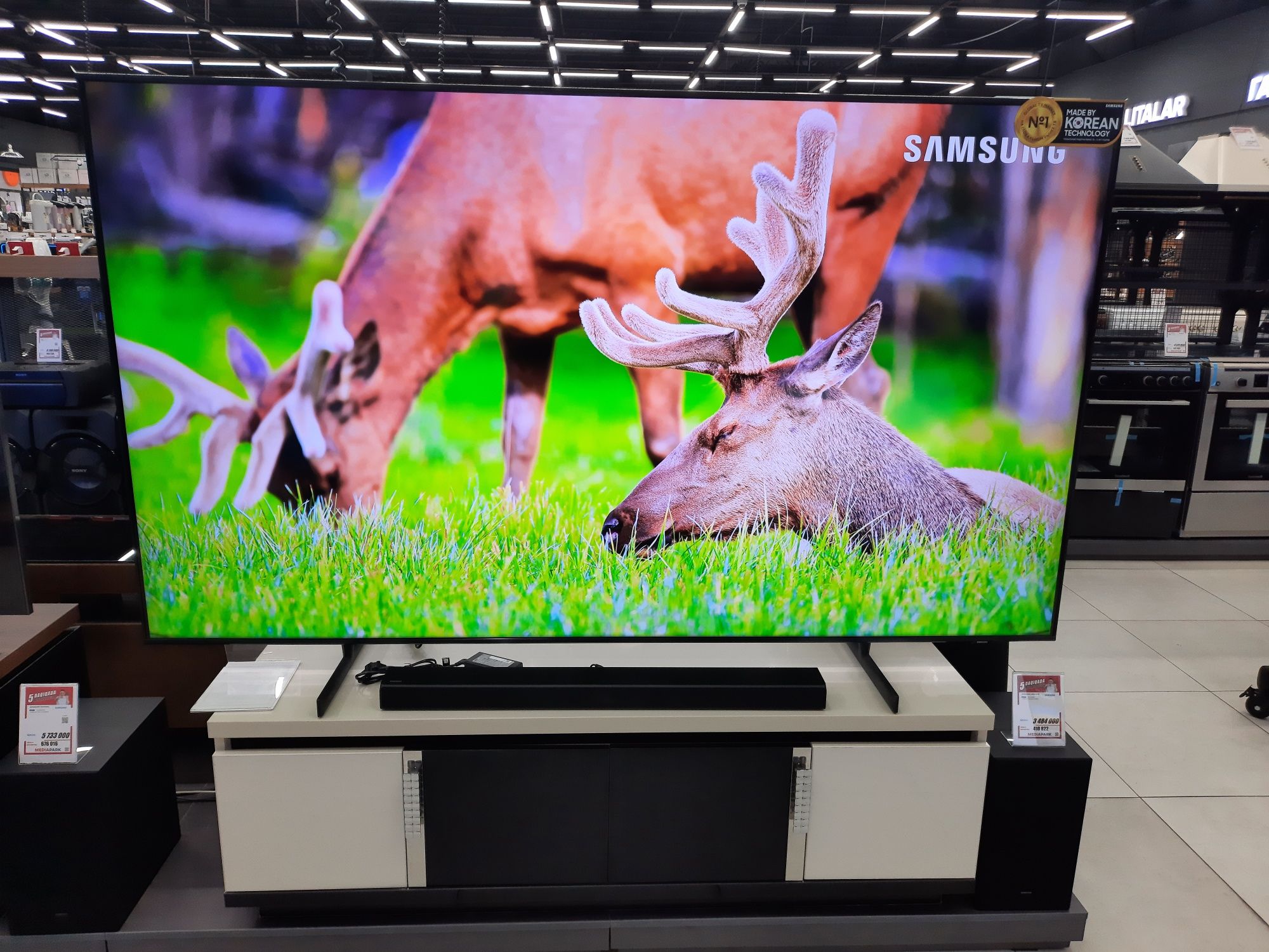 Телевизор Samsung 85CU 8000 “UE85BU8000 4K New (2023) акция 15%