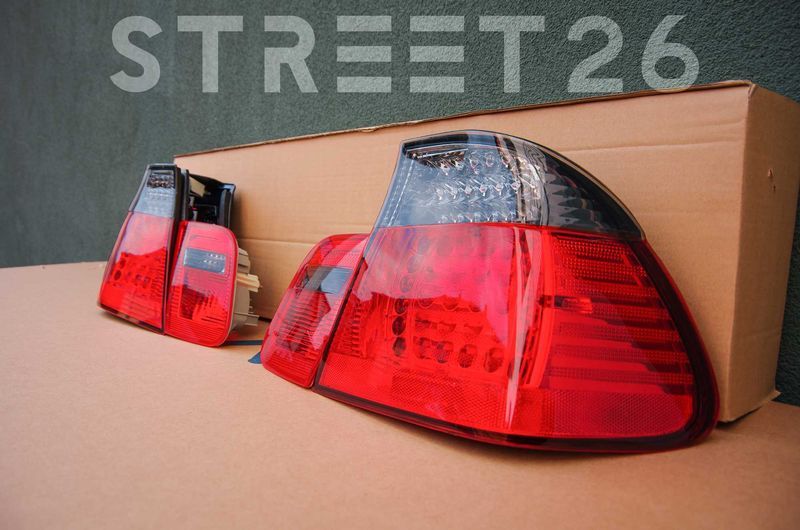 Stopuri LED BMW Seria 3 E46 Sedan (2001-2005) Rosu Fumuriu