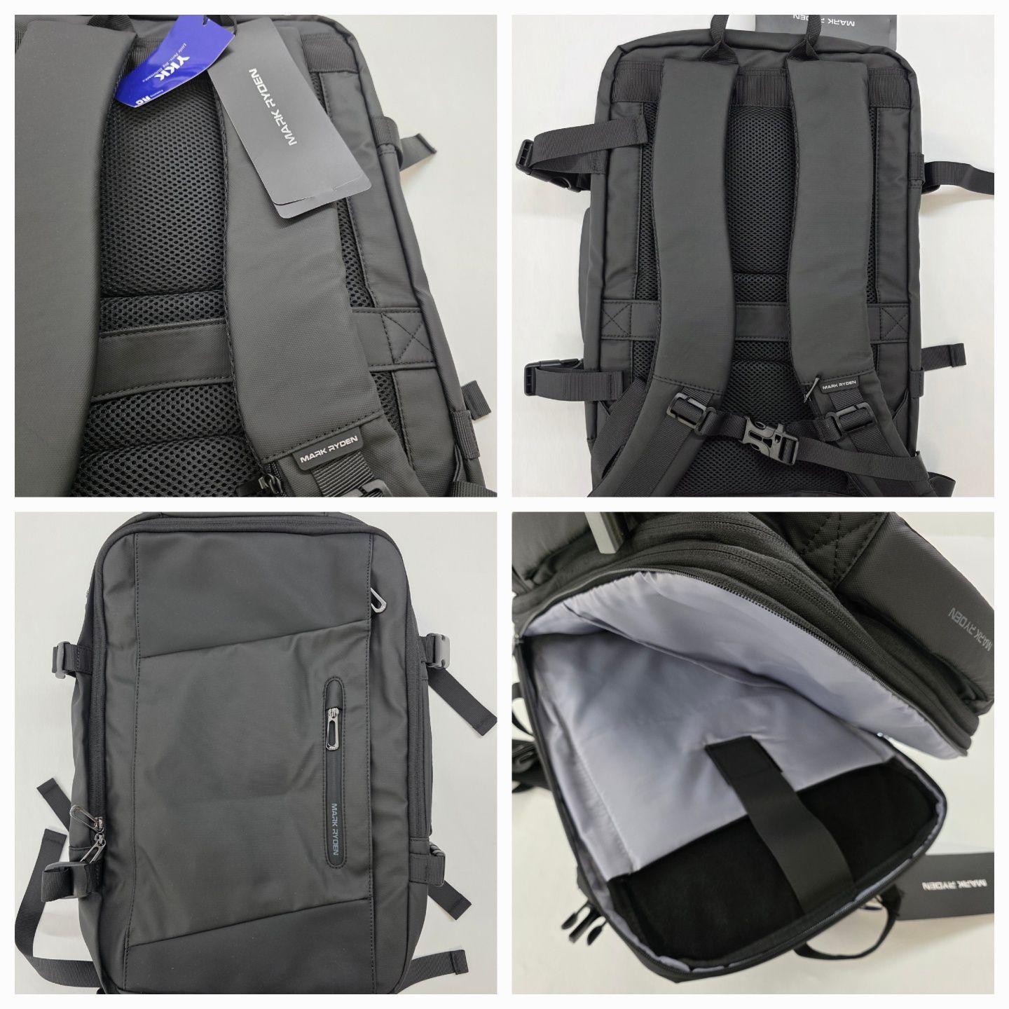 Mark Ryden 26L-38L Разширяема раница за ръчен багаж и лаптоп до 17"