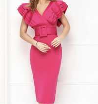 Rochie fucsia ,mărimea 36,o singura purtare