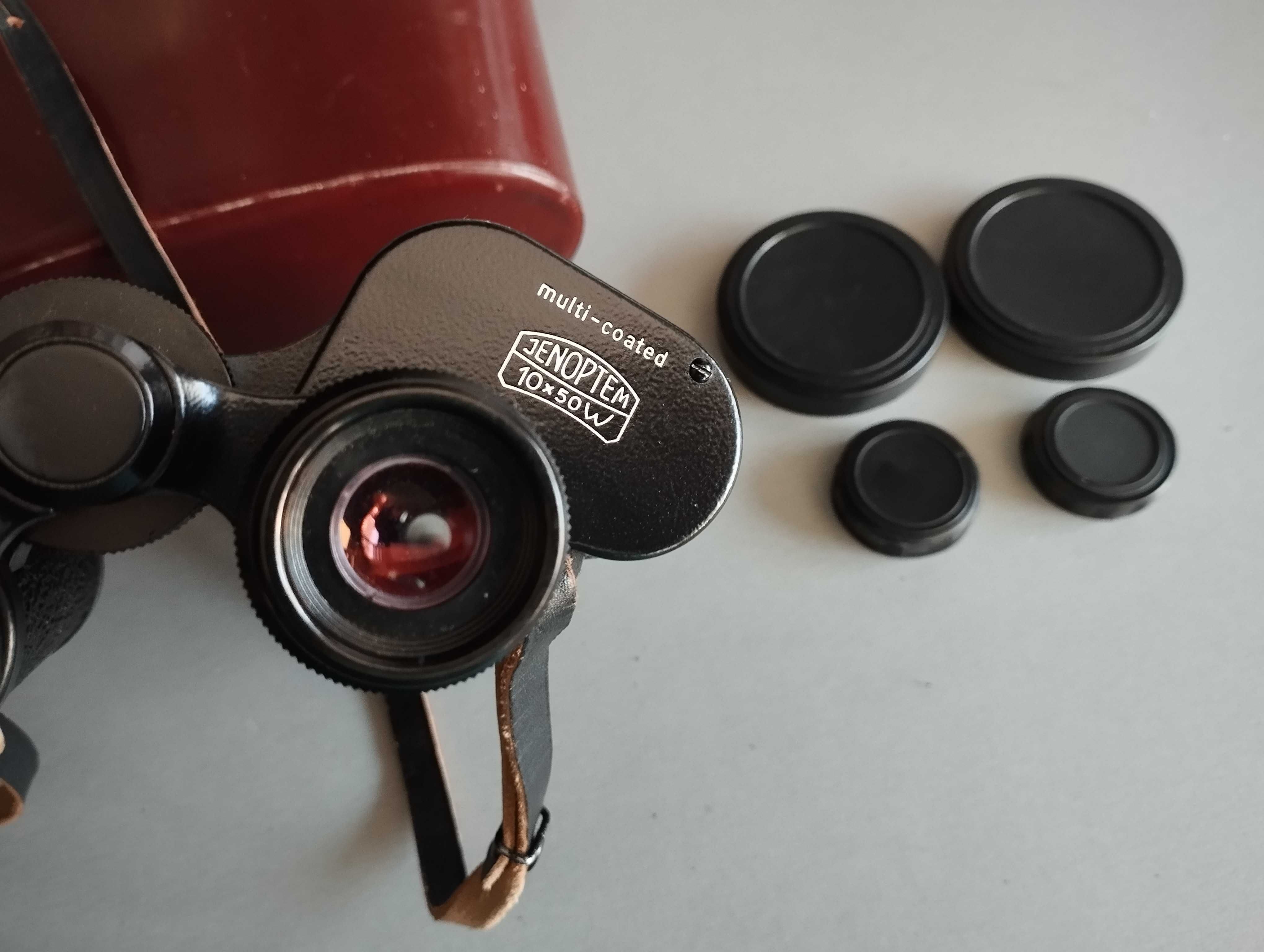 ТОП Немски Бинокъл Carl Zeiss Jena JENOPTEM-MULTI-COATED -10 х 50W-ГДР