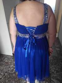 Макси синя рокля