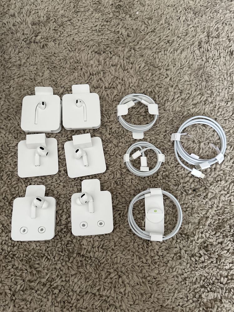 accesorii apple cablu usb casti airpods stanga dreapta pro airpod 2 3