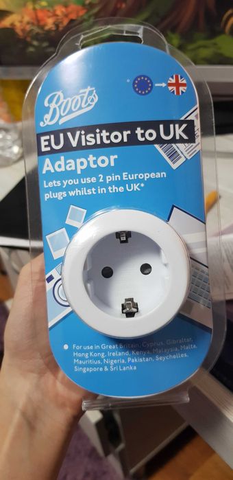 EU - UK адаптер чисто нов