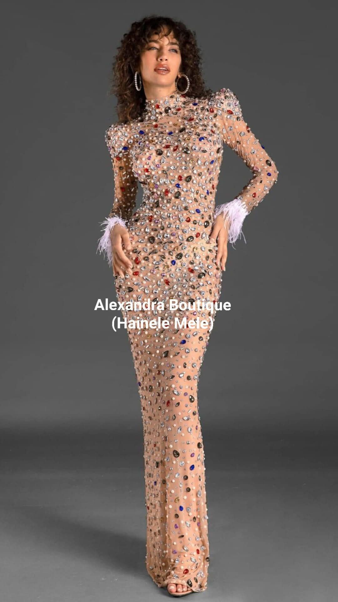 Rochie de seara cu cristale