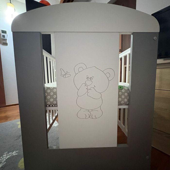 Vand patut bebe cu saltea