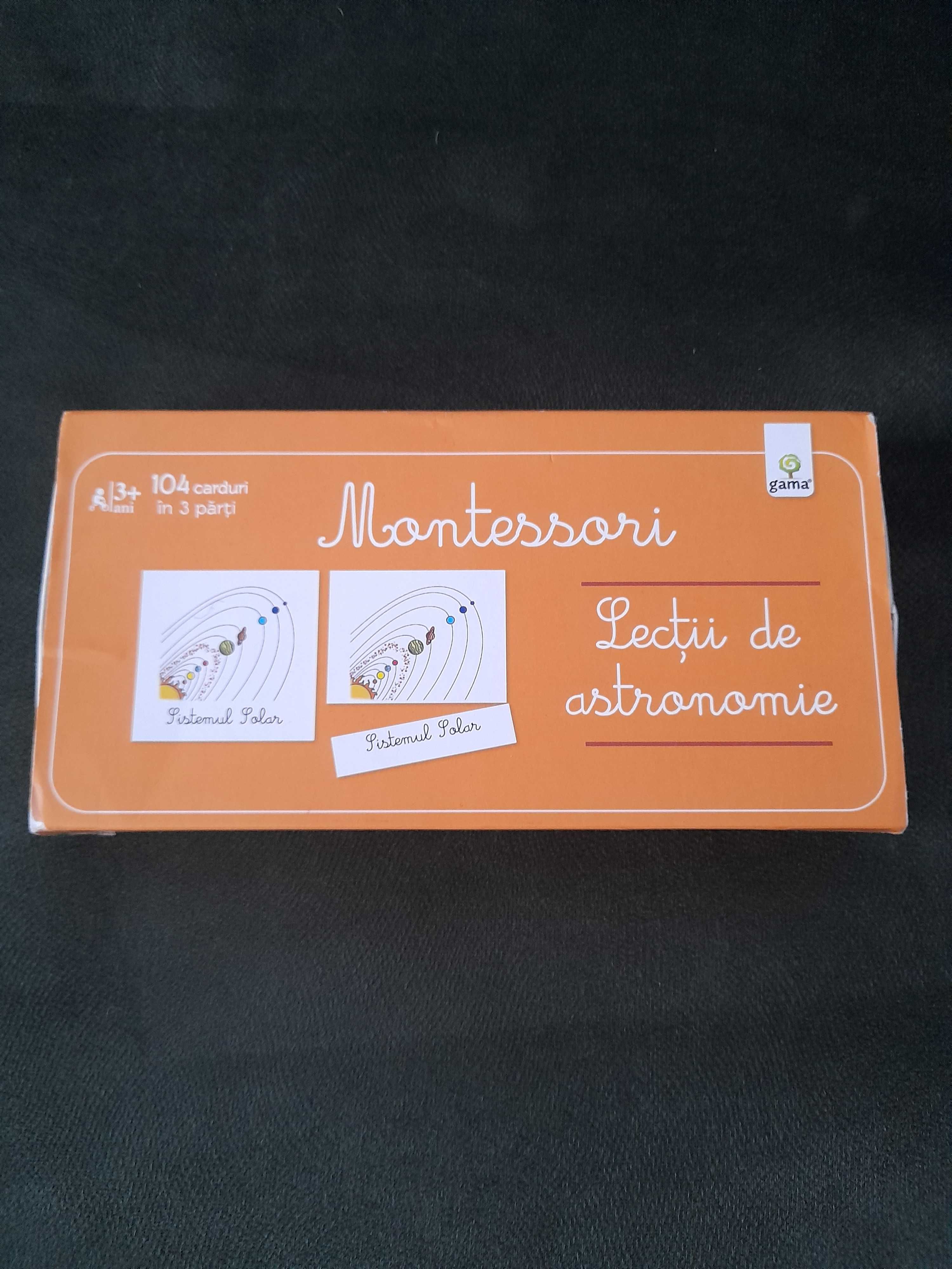 104 carduri Lectii de astronomie Montessori