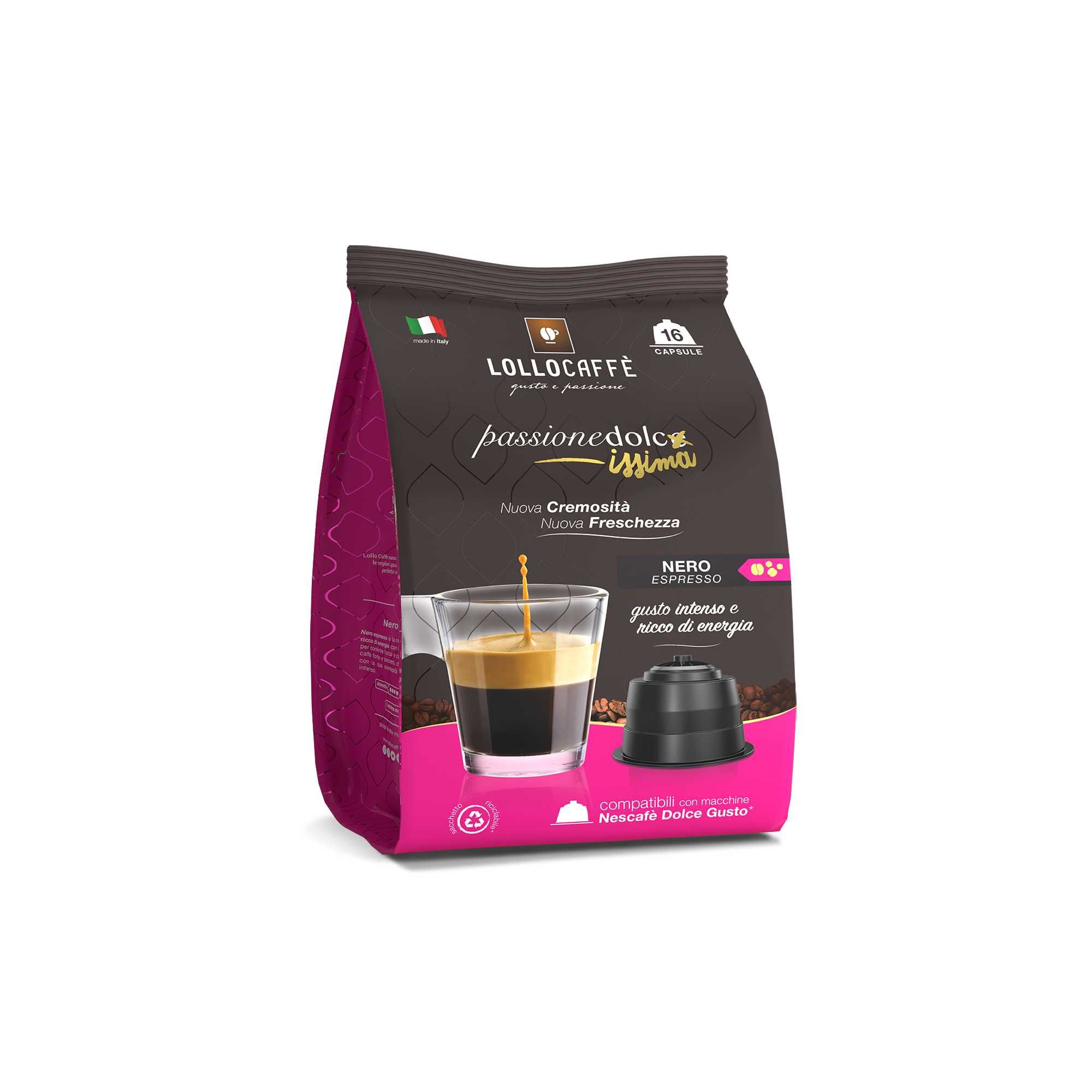 Кафе капсули за "Dolce Gusto" на марката Lollo Caffé