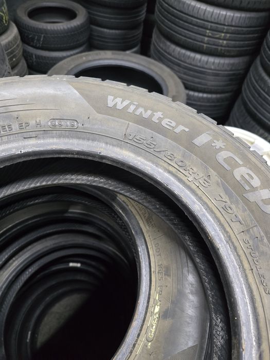 4x 155/80/13 M+S HANKOOK 2019 Stare excelentă