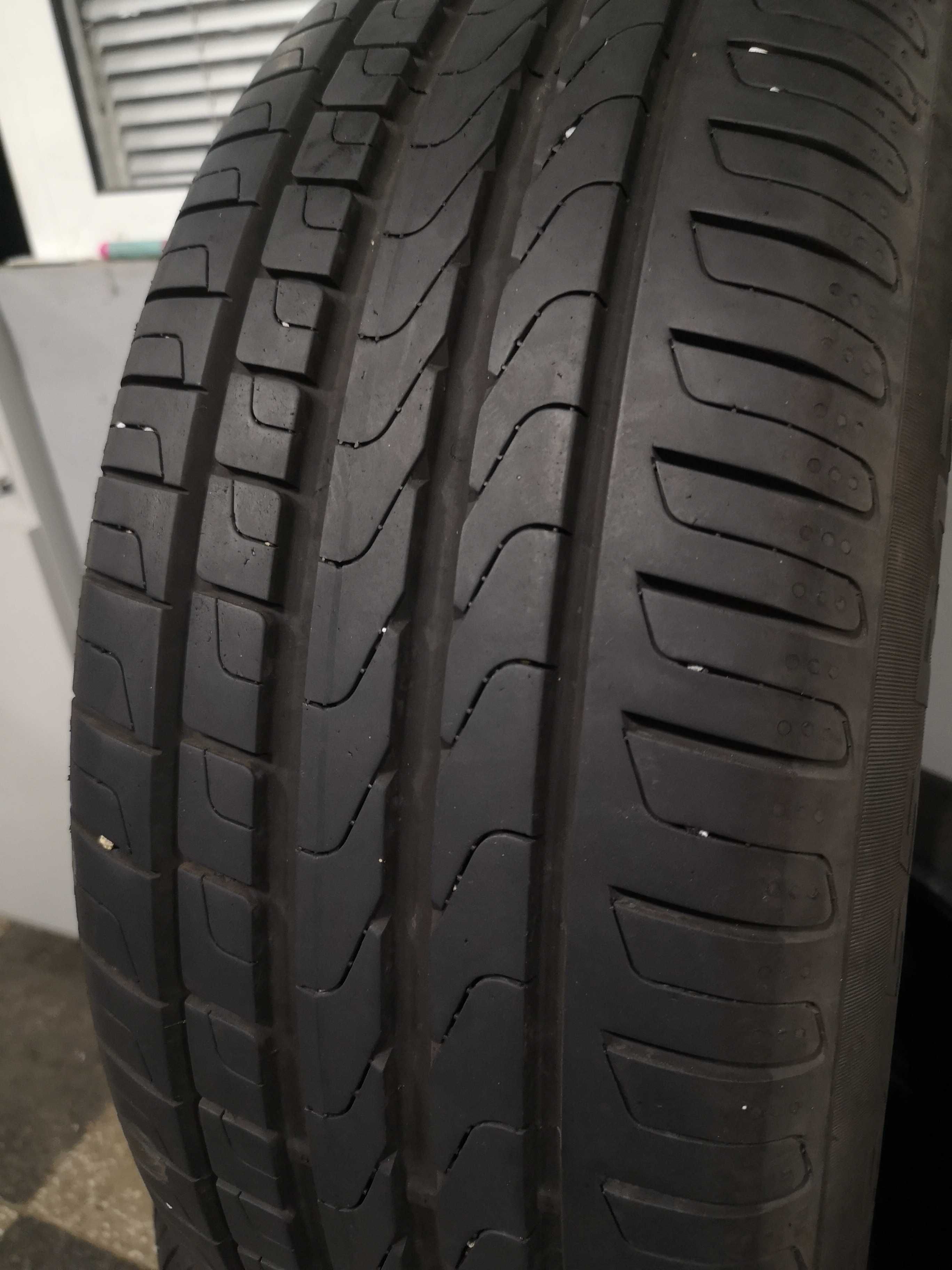 4бр 215/55/17 PIRELLI 7мм грайфер дот:3721г безплатен монтаж+++