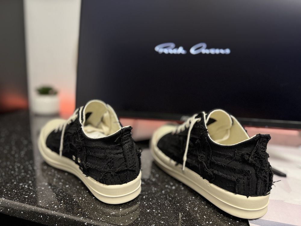 Rick owens distressed low ramones 44