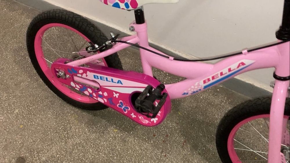 Bicicleta Roz 16'' pentru Copii - BMX