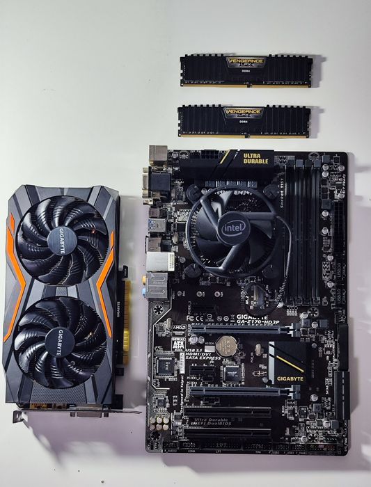 PC Bundle – i5 7600K + Gigabyte Z170 + 16GB DDR4 + Placa vid