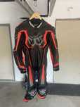 Costum Combinezon Piele moto Berik 52 perforat din 1 piesa