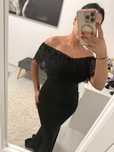 Rochie neagra lunga Atmosphere
