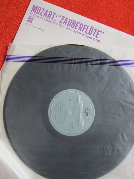 rar vinil Mozart Flautul fermecat-inreg.1937 Beecham, fabricat Japonia