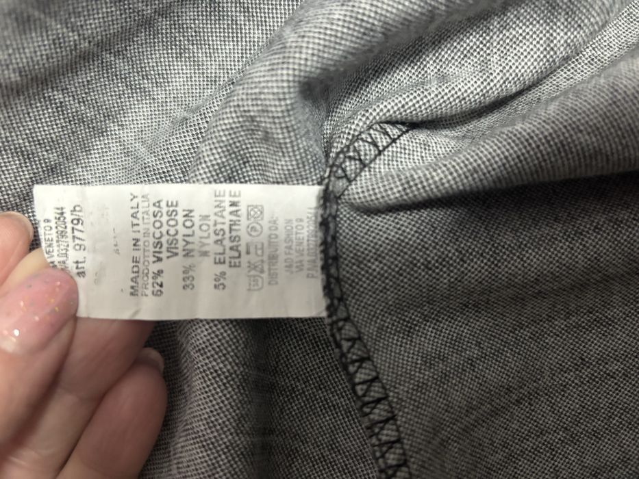 Fusta mini gri cu elastic