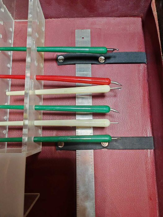 Profesional Desen Tehnic Vintage Gefalux-Portabil Instrumente Isograph