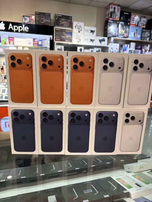 Iphone 17 pro 256 gb blue silver orench e sim