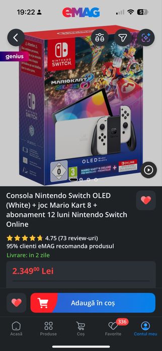 Consola nintendo switch OLED de vanzare
