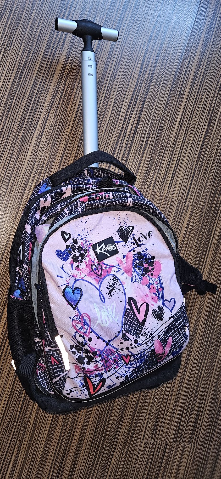 Rucsac/troller Kaos Pink Love