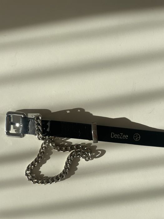 Дамски тънък колан с верижка