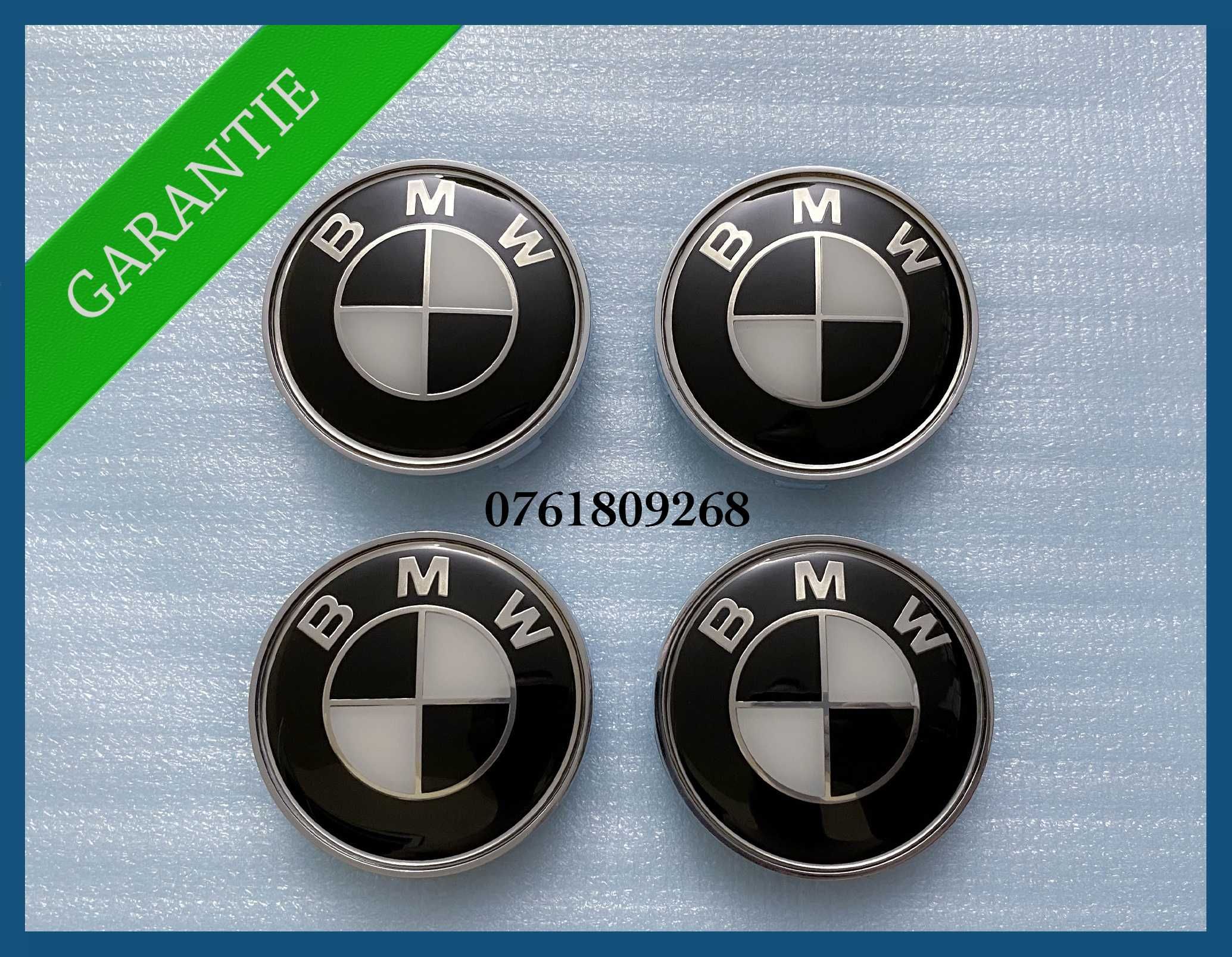 Set 4 capace 68mm jante aliaj BMW seria 1 2 3 4 5 6 7 X1 X3 X5 X6