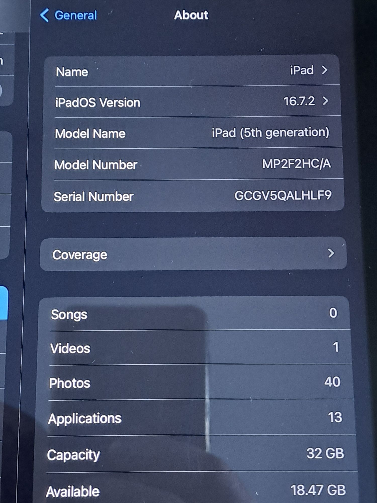 iPad 9.7", 32GB, Wi-Fi, Space Grey