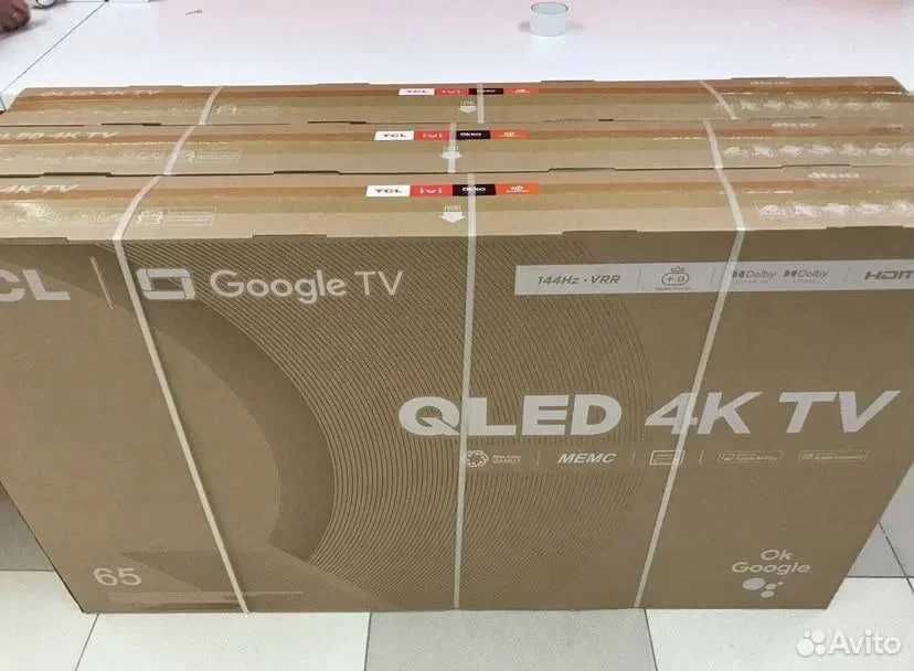 Телевизор TCL 4K smart tv 43/75 доставка по города бесплатно установка