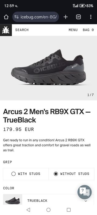 Маратонки Icebug Arcus 2m rb9x gtx